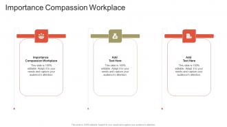 Importance Compassion Workplace In Powerpoint And Google Slides Cpb