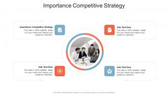 Importance Competitive Strategy In Powerpoint And Google Slides Cpb