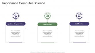 Importance Computer Science In Powerpoint And Google Slides Cpb