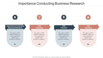 Importance Conducting Business Research In PowerPoint And Google Slides Cpb