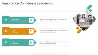 Importance Confidence Leadership In Powerpoint And Google Slides Cpb