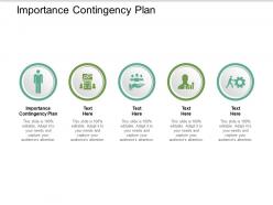 Importance contingency plan ppt powerpoint presentation pictures layout ideas cpb