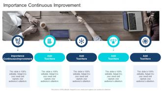 Importance Continuous Improvement In Powerpoint And Google Slides Cpb