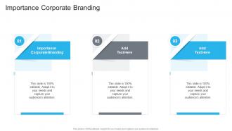 Importance Corporate Branding In Powerpoint And Google Slides Cpb