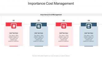 Importance Cost Management In Powerpoint And Google Slides Cpb