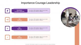 Importance Courage Leadership In Powerpoint And Google Slides Cpb