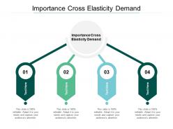 Importance cross elasticity demand ppt powerpoint presentation inspiration cpb