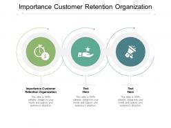 Importance customer retention organization ppt powerpoint presentation slides cpb