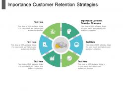 Importance customer retention strategies ppt powerpoint presentation outline background images cpb