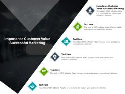 Importance customer value successful marketing ppt powerpoint presentation slides tips cpb