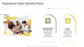 Importance Cyber Security Policy In Powerpoint And Google Slides Cpb