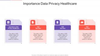 Importance Data Privacy Healthcare In Powerpoint And Google Slides Cpb