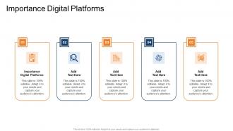 Importance Digital Platforms In Powerpoint And Google Slides Cpb