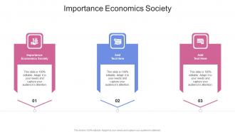 Importance Economics Society In Powerpoint And Google Slides Cpb