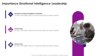 Importance Emotional Intelligence Leadership In Powerpoint And Google Slides Cpb