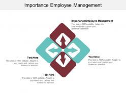 Importance employee management ppt powerpoint presentation file example topics cpb