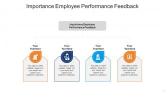 Importance employee performance feedback ppt powerpoint presentation professional designs cpb