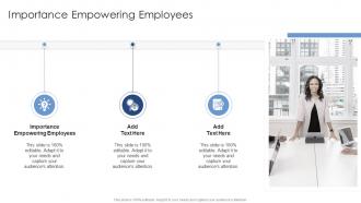 Importance Empowering Employees In Powerpoint And Google Slides Cpb