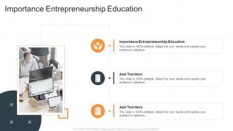 Importance Entrepreneurship Education In Powerpoint And Google Slides Cpb