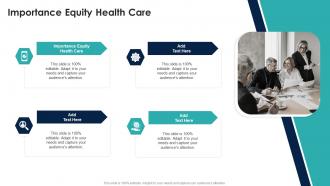 Importance Equity Health Care In Powerpoint And Google Slides Cpb