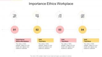 Importance Ethics Workplace In Powerpoint And Google Slides Cpb