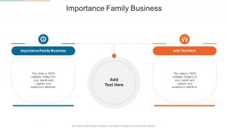 Importance Family Business In Powerpoint And Google Slides Cpb