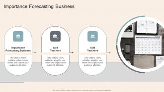 Importance Forecasting Business In Powerpoint And Google Slides Cpb