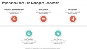 Importance Front Line Managers Leadership In Powerpoint And Google Slides Cpb