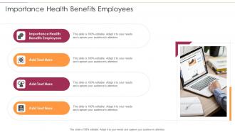 Importance Health Benefits Employees In Powerpoint And Google Slides Cpb