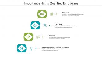Importance hiring qualified employees ppt powerpoint presentation professional introduction cpb