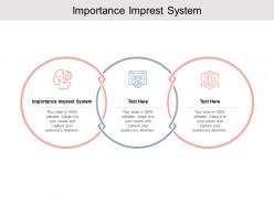 Importance imprest system ppt powerpoint presentation portfolio gridlines cpb