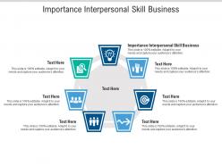 Importance interpersonal skill business ppt powerpoint presentation summary ideas cpb