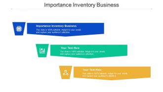 Importance Inventory Business Ppt Powerpoint Presentation Gallery Structure Cpb