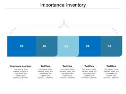Importance inventory ppt powerpoint presentation ideas rules cpb