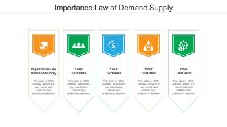 Importance law of demand supply ppt powerpoint presentation styles templates cpb