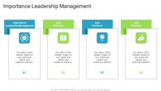 Importance Leadership Management In PowerPoint And Google Slides Cpb