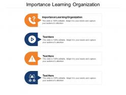 Importance learning organization ppt powerpoint presentation summary example topics cpb
