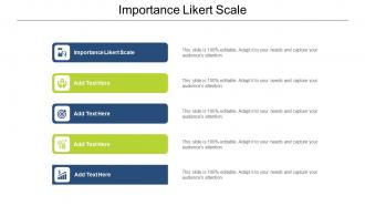 Importance Likert Scale Ppt Powerpoint Presentation Slides Guidelines Cpb