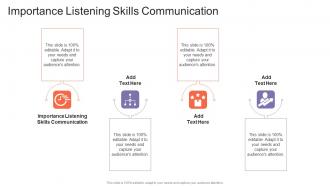 Importance Listening Skills Communication In Powerpoint And Google Slides Cpb
