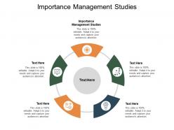 Importance management studies ppt powerpoint presentation file structure cpb