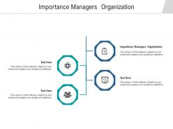 Importance managers organization ppt powerpoint presentation icon picture cpb
