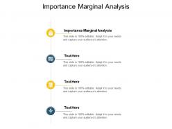 Importance marginal analysis ppt powerpoint presentation gallery visuals cpb