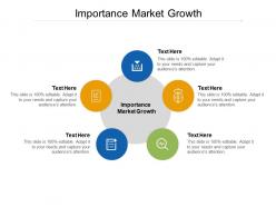 Importance market growth ppt powerpoint presentation summary display cpb