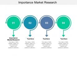 Importance market research ppt powerpoint presentation slides portrait cpb