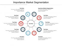 Importance market segmentation ppt powerpoint presentation portfolio layouts cpb