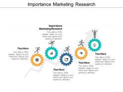 Importance marketing research ppt powerpoint presentation infographics professional cpb