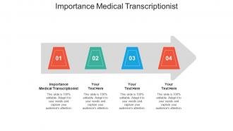 Importance medical transcriptionist ppt powerpoint presentation summary cpb