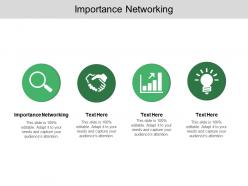 Importance networking ppt powerpoint presentation ideas format ideas cpb