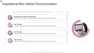 Importance Non Verbal Communication In Powerpoint And Google Slides Cpb