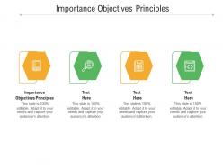 Importance objectives principles ppt powerpoint presentation pictures maker cpb